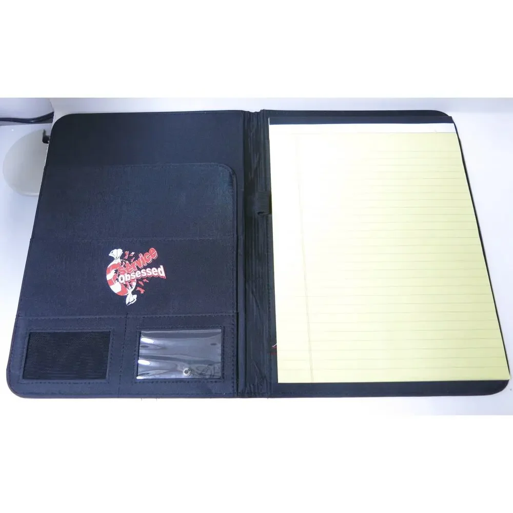 Coca Cola Portfolio Binder Planner Organizer Legal Pad Logo Black Red Retro Coke
